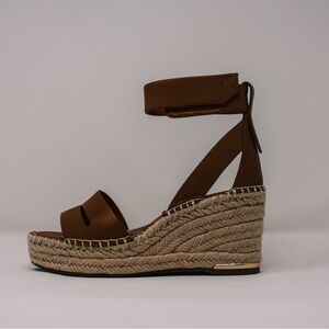 Franco Sarto Tan Wedge Sandals